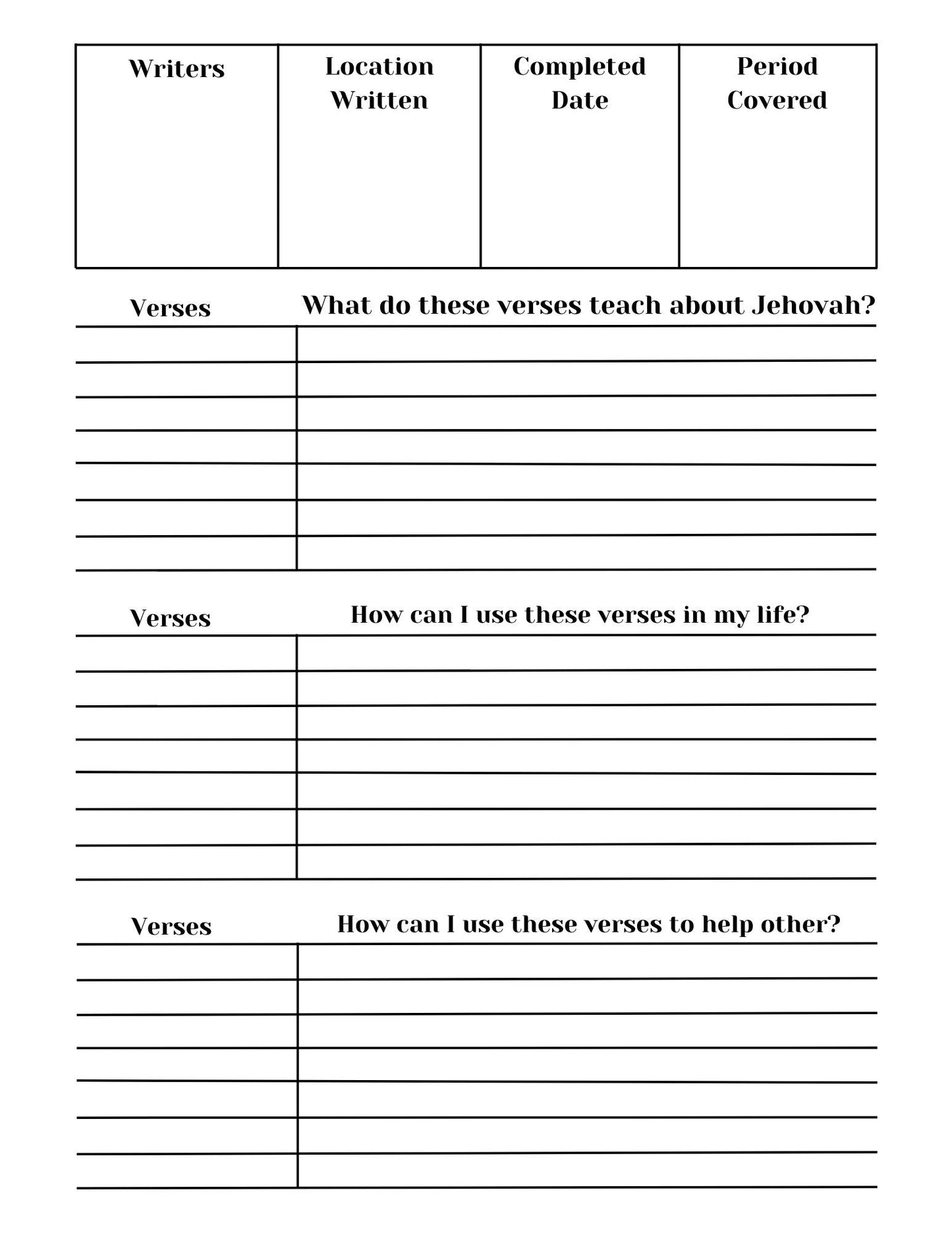Digital Bible Study Guide