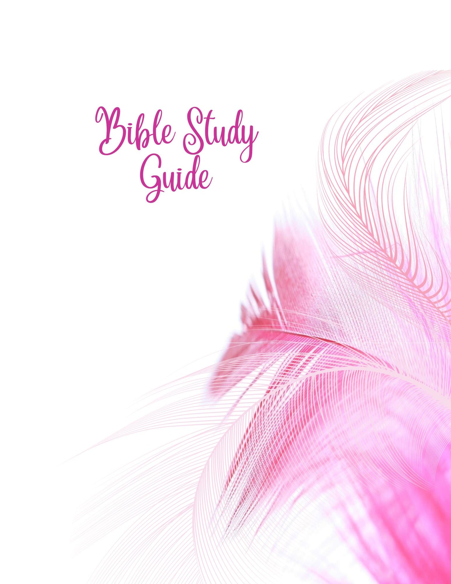 Bible Study Guide With Tabs (english)